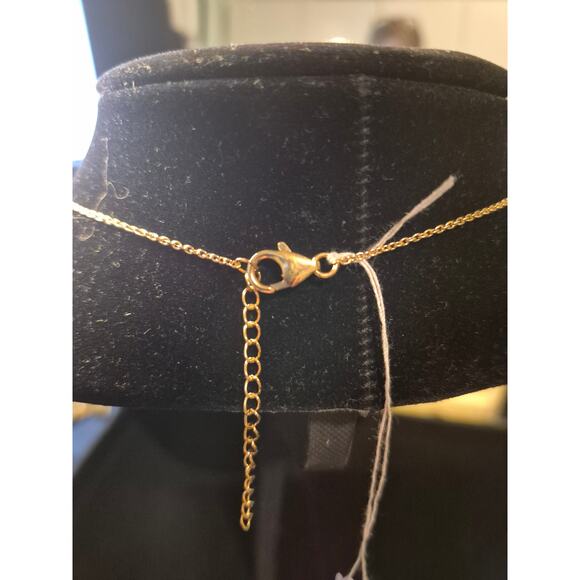 Vintage Diamonique Cross necklace - Picture 9 of 11